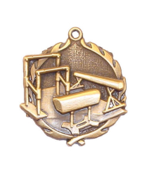 32180G Gym (F) - Gold Medal 4.5cm Dia