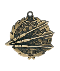 32210G Darts - Gold Medal 4.5cm Dia