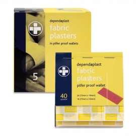 916 Dependaplast Pilfer Proof Fabric Plasters Refill