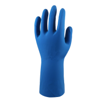 Blue Silverlined Straight Cuff Bulk Household Rubber