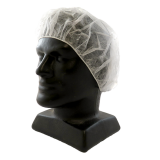 DC16100-W Wise  Bouffant Hat 61cm White 1000pc Disposable C