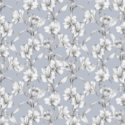 LILI276VL290C Lilies Sky Sheer 290cm