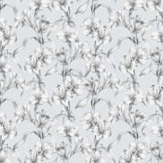 LILI566VL290C Lilies Mint Sheer 290cm