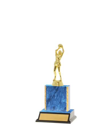  Gd Edged Trophy On P/Base <Br>10.5cm Plus Figurine