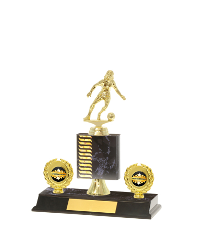  Pattern Trophy On P/Base <Br>13.5cm Plus Figurine