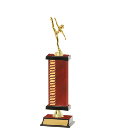  Pattern Trophy On P/Base <Br>26.5cm Plus Figurine