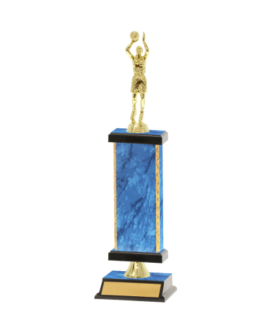  Gd Edged Trophy On P/Base <Br>26.5cm Plus Figurine