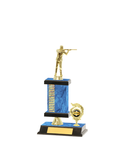  Pattern Trophy On P/Base <Br>19cm Plus Figurine