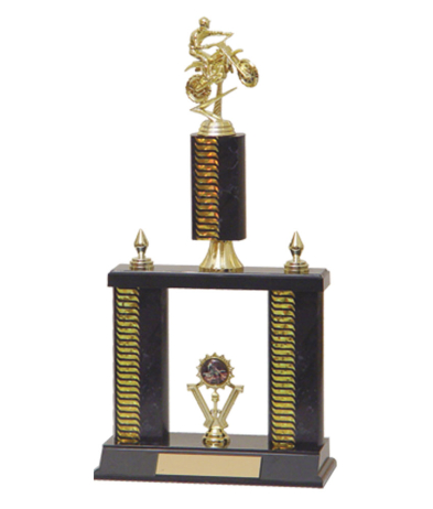  Pattern Trophy On P/Base <Br>32.5cm Plus Figurine