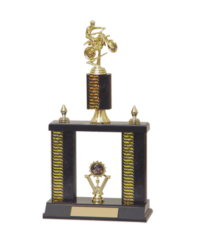  Pattern Trophy On P/Base <Br>30cm Plus Figurine