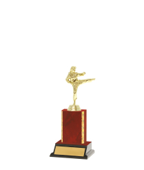  Gd Edged Trophy On P/Base <Br>10.5cm Plus Figurine