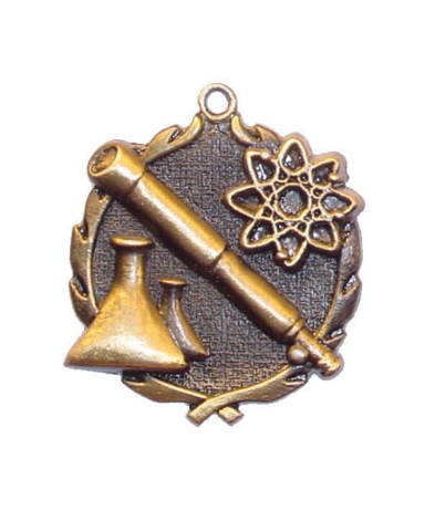 Science - Gold Medal 4.5cm Dia