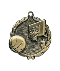  Basketball - Gold Medal 4.5cm Dia