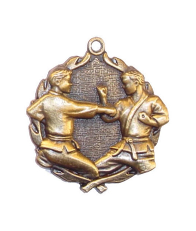  Karate - Gold Medal 4.5cm Dia