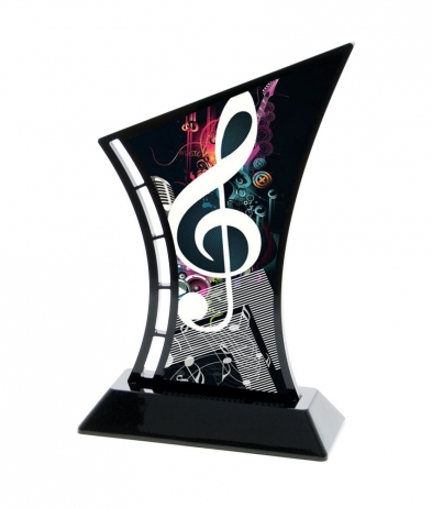  19.5cm Printed Music Acrylic Award