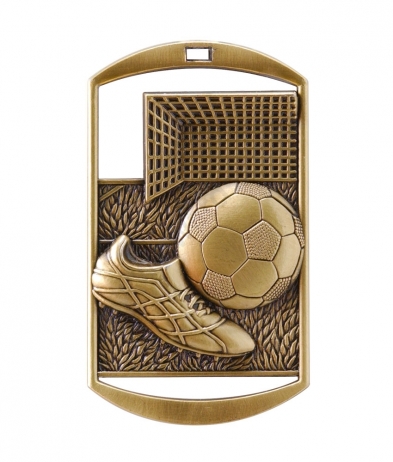  Soccer - DT <BR>Gold Medal 7cm