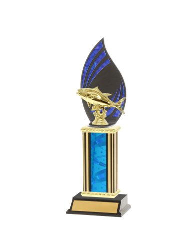  F/Back Tube Trophy On P/Base <Br>34.5cm