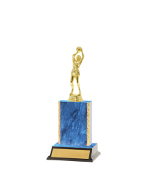 Gd Edged Trophy on P/Base <Br>13cm Plus Figurine