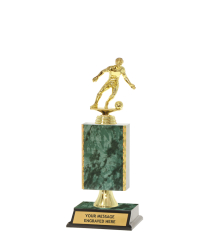  Gd Edged Trophy on P/Base <Br>16cm Plus Figurine