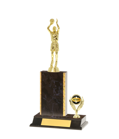  Gd Edged Trophy on P/Base <Br>15.5cm Plus Figurine