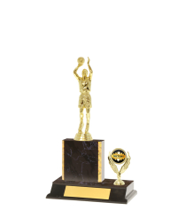  Gd Edged Trophy on P/Base <Br>10.5cm Plus Figurine