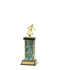  Gd Edged Trophy on P/Base <Br>19.5cm Plus Figurine