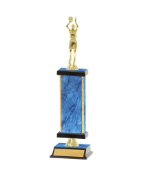  Gd Edged Trophy on P/Base <Br>26.5cm Plus Figurine