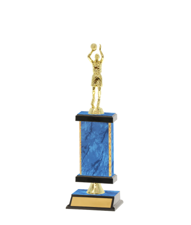  Gd Edged Trophy on P/Base <Br>21.5cm Plus Figurine