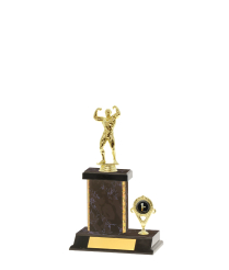  Gd Edged Trophy on P/Base <Br>14.5cm Plus Figurine