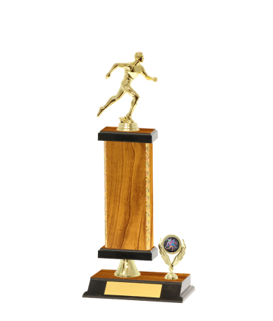  Gd Edged Trophy on P/Base <Br>26.5cm Plus Figurine