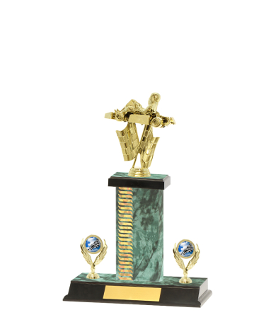  Pattern Trophy on P/Base <Br>19.5cm Plus Figurine