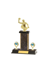  Gd Edged Trophy on P/Base <Br>19.5cm Plus Figurine