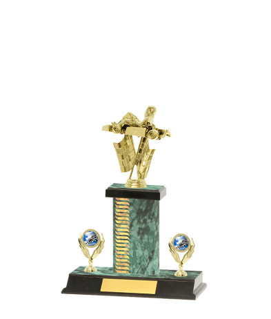  Pattern Trophy on P/Base <Br>17cm Plus Figurine