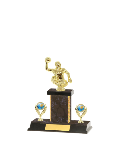  Gd Edged Trophy on P/Base <Br>14.5cm Plus Figurine