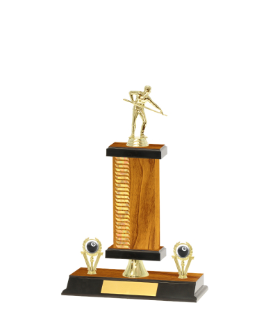  Pattern Trophy on P/Base <Br>24cm Plus Figurine