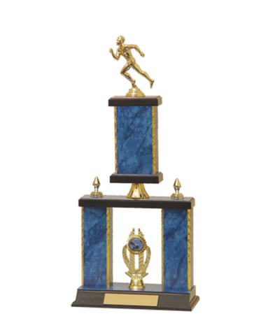  Gd Edged Trophy on P/Base <Br>38.5cm Plus Figurine