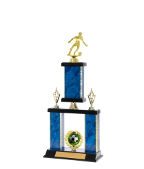  Gd Edged Trophy on P/Base <Br>38.5cm Plus Figurine