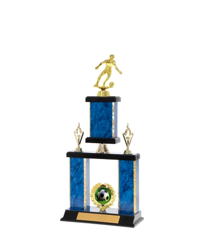  Gd Edged Trophy on P/Base <Br>36cm Plus Figurine
