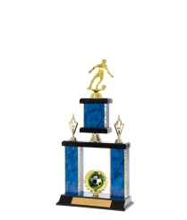  Gd Edged Trophy on P/Base <Br>33.5cm Plus Figurine
