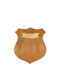 2104R X-Small Solid Wood Shield 21cm