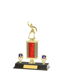  Tube Trophy On P/Base <Br>16.5cm Plus Figurine