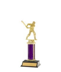  Tube Trophy on P/Base 13cm Plus Figurine