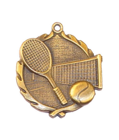 32010G Tennis - Gold Medal 4.5cm Dia