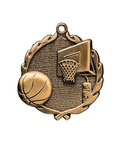 32020Z Basketball - Bronze Medal 4.5cm Dia
