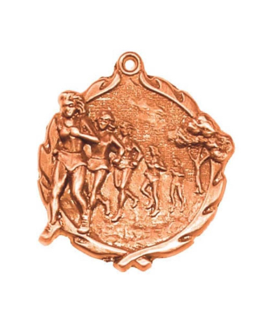 32167Z Cross Country (F) - Bronze Medal 4.5cm Dia