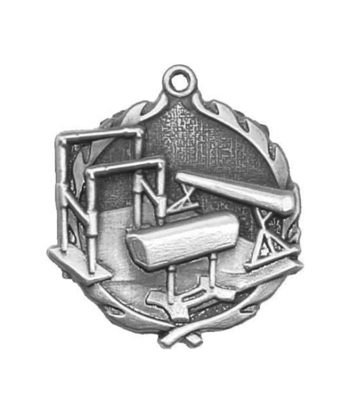 32180S Gym (F) - Silver Medal 4.5cm Dia