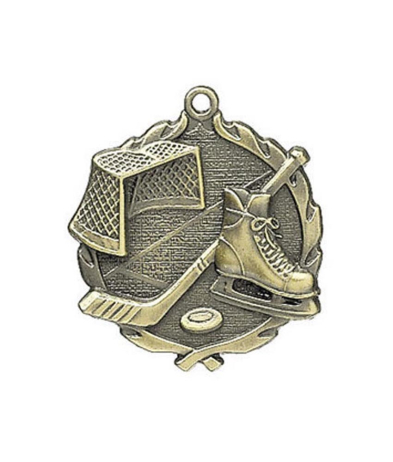 32200G Ice Hockey - Gold Medal 4.5cm Dia