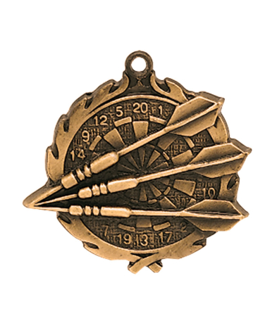 32210Z Darts - Bronze Medal 4.5cm Dia
