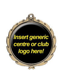 32270G 2" Wreath Hdr - Gold Medal 6.5cm Dia