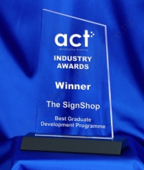 6051 20.5cm Acrylic Award (Slope)